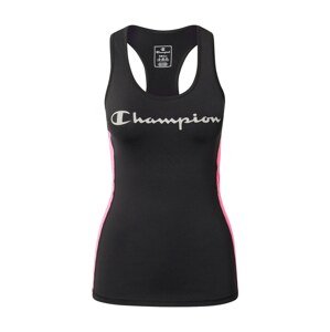 Champion Authentic Athletic Apparel Sportovní top  černá / světle fialová / fialová / světle šedá