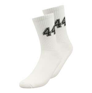 VIERVIER Ponožky 'Eda'  černá / bílá
