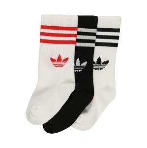 ADIDAS ORIGINALS Ponožky  bílá / černá / červená