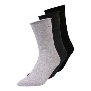 Calvin Klein Underwear Ponožky  černá / tmavě šedá / šedý melír