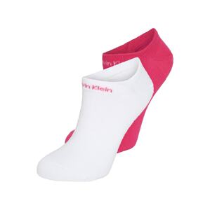 Calvin Klein Underwear Ponožky  pink / bílá