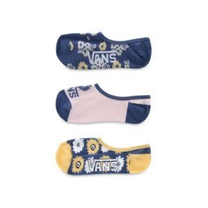 VANS Ponožky 'Deco Disty Canoodle (6.5-10)'  marine modrá / žlutá / pastelově zelená / světle růžová / bílá