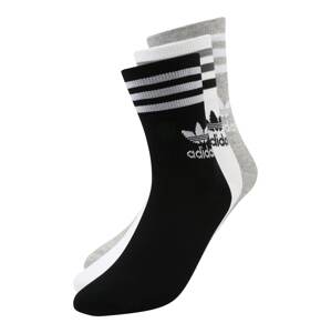 ADIDAS ORIGINALS Ponožky  šedá / černá / bílá