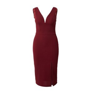WAL G. Pouzdrové šaty 'BELLA'  rubínově červená