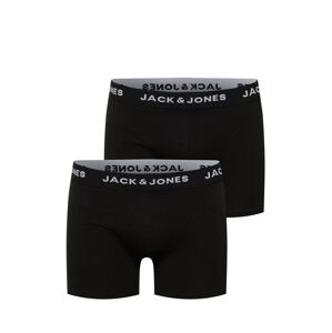 JACK & JONES Boxerky  černá / šedá