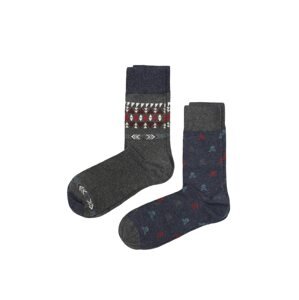 Scalpers Ponožky  šedá / modrá / mix barev