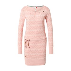 Ragwear Šaty 'ALEXA'  pink / tmavě růžová / bílá