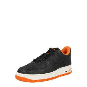 Nike Sportswear Tenisky 'AIR FORCE 1'  černá / oranžová / antracitová