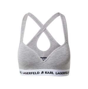 Karl Lagerfeld Podprsenka  světle šedá / bílá / námořnická modř