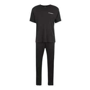 Karl Lagerfeld Pyžamo dlouhé  černá / bílá