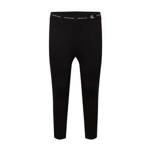 Calvin Klein Jeans Curve Legíny  černá / bílá