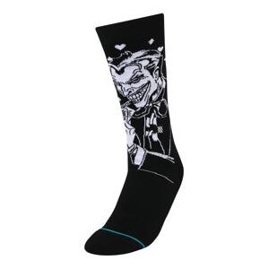 Stance Sportovní ponožky 'The Joker'  černá / přírodní bílá / modrá