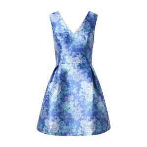 Chi Chi London Koktejlové šaty modrá / kouřově modrá / světlemodrá