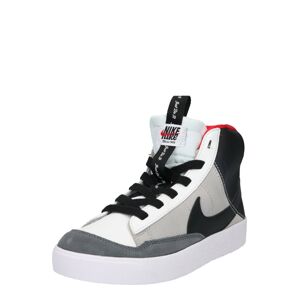 Nike Sportswear Tenisky 'Blazer Mid '77'  šedá / světle šedá / červená / černá / bílá