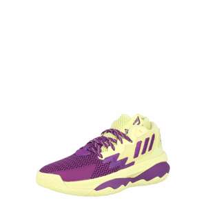 ADIDAS PERFORMANCE Sportovní boty 'Dame 8' pastelově žlutá / svítivě zelená / červenofialová