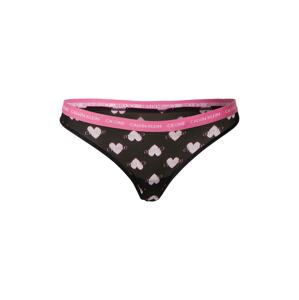 Calvin Klein Underwear Tanga  černá / bílá / světle růžová