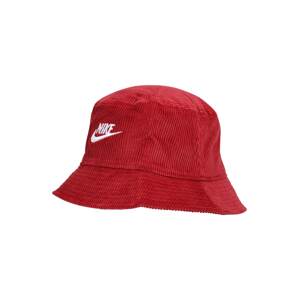 Nike Sportswear Klobouk  červená / bílá