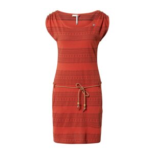 Ragwear Letní šaty 'CHEGO'  oranžově červená / černá