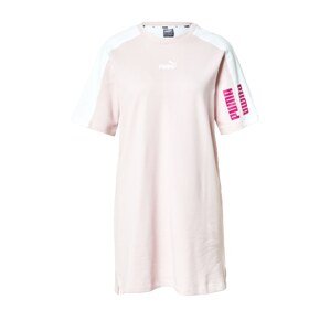 PUMA Šaty 'Power'  pastelově růžová / bílá