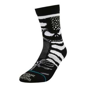 Stance Sportovní ponožky 'NIGHTMARE'  černá / bílá