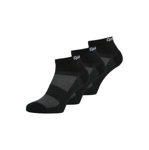 Reebok Sport Sportovní ponožky šedá / černá