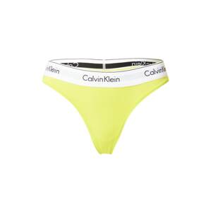 Calvin Klein Underwear Tanga  světle žlutá / bílá / světle šedá / černá