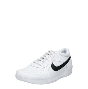 NIKE Sportovní boty 'Court Zoom Lite 3'  bílá / černá