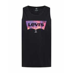 LEVI'S Tričko  fialová / broskvová / pink / černá / bílá
