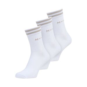 KUUNO Ponožky  béžová / bílá