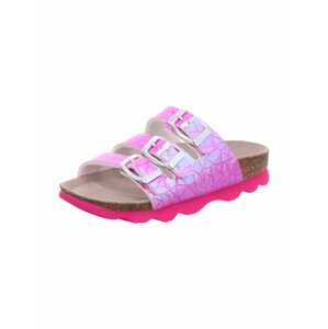 SUPERFIT Sandály  pink / stříbrná