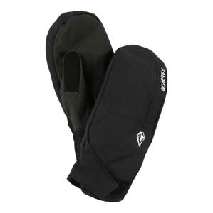 Volcom Sportovní rukavice 'STAY DRY GORE-TEX MITT'  černá / bílá
