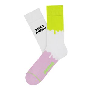 CHEERIO* Ponožky 'MELTIN AWAY'  žlutá / svítivě zelená / pastelově růžová / černá / bílá