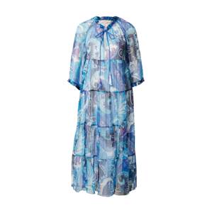Derhy Košilové šaty 'AIMEE'  tyrkysová / nebeská modř / černá / bílá / světle fialová