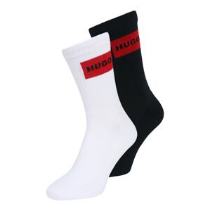 HUGO Ponožky  bílá / červená / námořnická modř