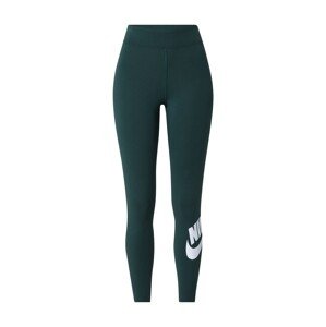 Nike Sportswear Legíny smaragdová / bílá