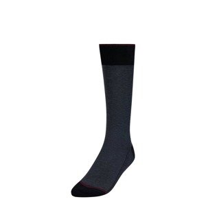 Boggi Milano Ponožky  šedý melír / černá / červená