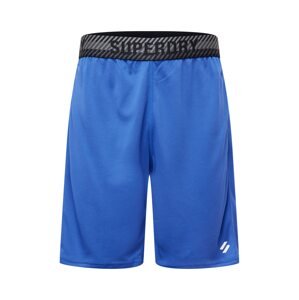 Superdry Sportovní kalhoty 'Core'  kobaltová modř / šedá / černá / bílá