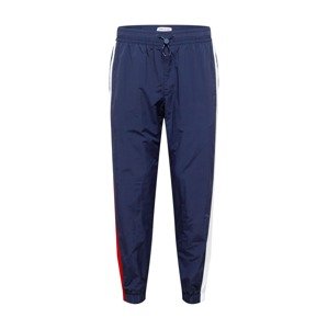 Tommy Jeans Kalhoty  bílá / červená / námořnická modř
