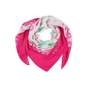 GUESS Šátek  pink / bílá / nefritová / růžová