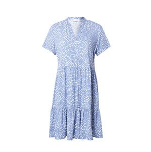 VILA Košilové šaty 'MOROSE'  modrá / bílá