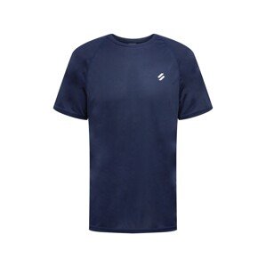 Superdry Funkční tričko  marine modrá / bílá