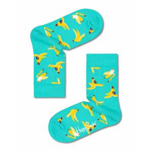 Happy Socks Ponožky 'Banana Break'  nefritová / žlutá / tmavě červená / bílá