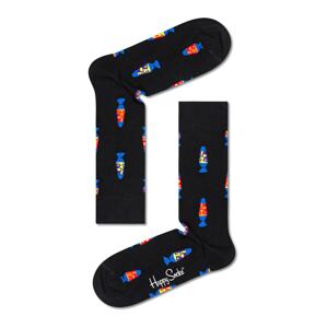 Happy Socks Ponožky 'LIght Me Up'  mix barev / černá