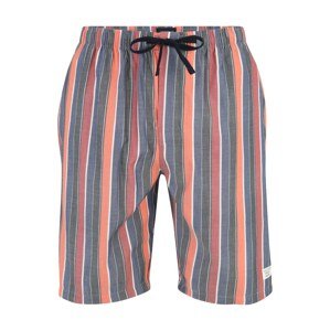 SCHIESSER Pyžamové kalhoty  námořnická modř / noční modrá / červená / bílá