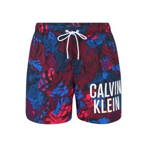 Calvin Klein Swimwear Plavecké šortky  modrá / červená