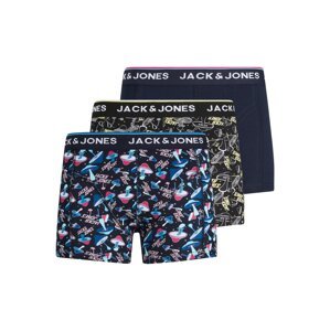 JACK & JONES Boxerky  světlemodrá / tmavě modrá / pastelově žlutá / pink / bílá