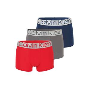 Calvin Klein Underwear Boxerky  námořnická modř / šedá / červená / stříbrná