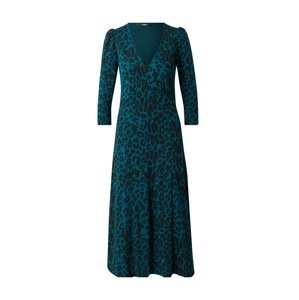 Wallis Curve Úpletové šaty pastelová modrá / černá