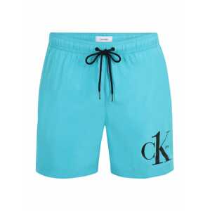 Calvin Klein Swimwear Plavecké šortky  svítivě modrá / černá