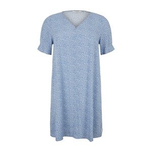 Tom Tailor Women + Šaty  modrá / světlemodrá / bílá